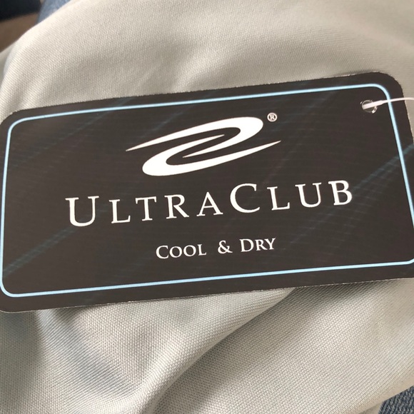 NWT- ULTRA CLUB MENS LS ATHLETIC TEE- DRY FIT - Picture 4 of 4